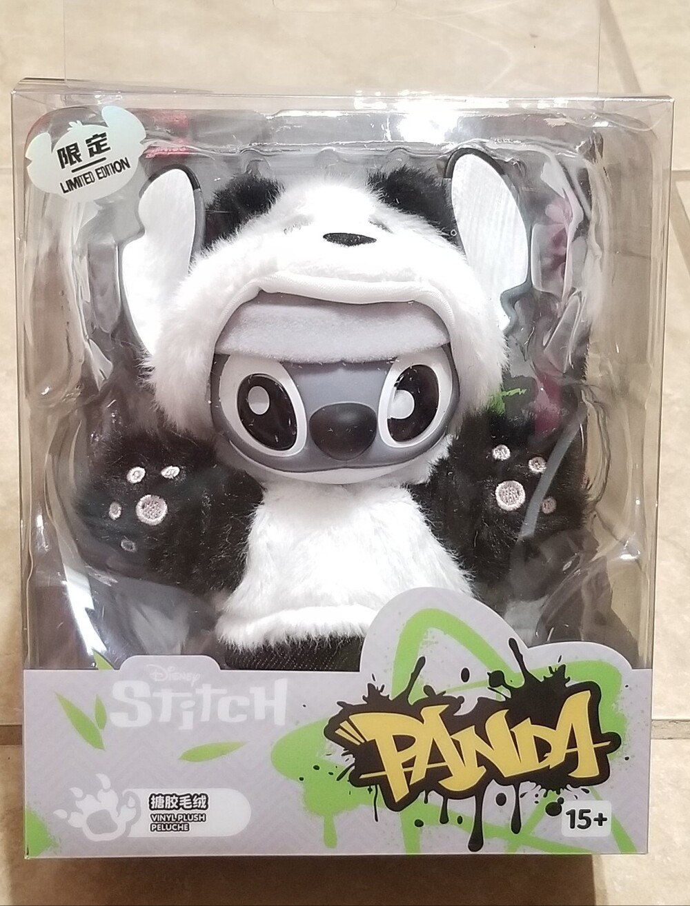 Miniso Disney Stitch Limited Edition GenZ Street Collection Panda Vinyl Plush